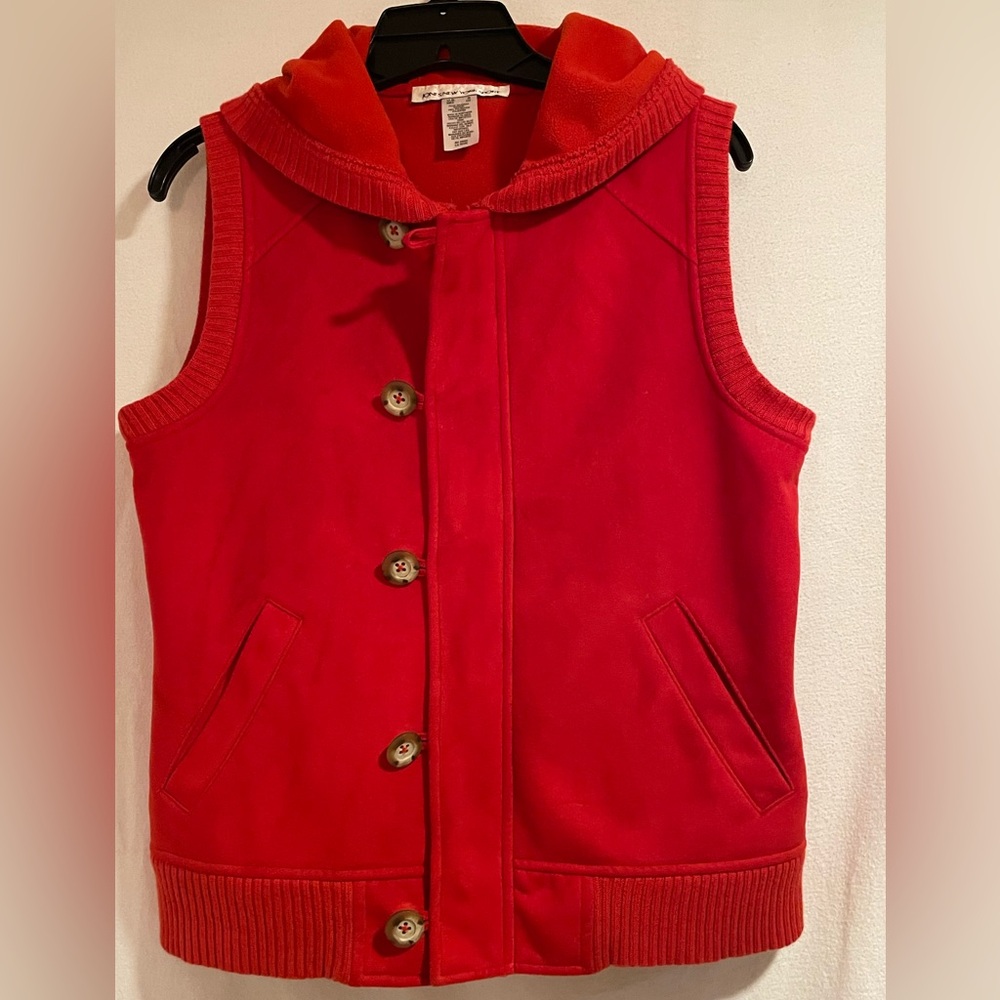 Jones New York Women’s Burnt Orange Hooded Vest